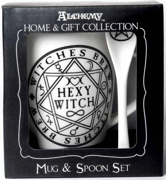 Cheap ๐ ALCHEMY GOTHIC Gothic Homewares Hexy Witch | MUG AND SPOON SET* ๐ฅ 4 Cheap ๐ ALCHEMY GOTHIC Gothic Homewares Hexy Witch | MUG AND SPOON SET* ๐ฅ - Image 2
