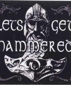 Brand new 🔔 ALCHEMY GOTHIC Gothic Homewares Let's Get Hammered | COASTER* 😀