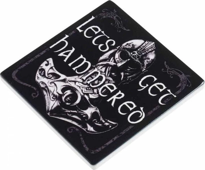 Brand new ๐ ALCHEMY GOTHIC Gothic Homewares Let's Get Hammered | COASTER* ๐ 4 Brand new ๐ ALCHEMY GOTHIC Gothic Homewares Let's Get Hammered | COASTER* ๐ - Image 2