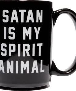Buy ✨ BLACKCRAFT Gothic Homewares Satan Is My Spirit | ANIMAL MUG* ❤️
