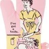 Best deal ❤️ BLUE Q All I've Got A Knife | OVEN MITT 🔔 -Beserk Home Store blueq ive got a knife oven mitt 1 874d1bcd 75f9 43ce b1a3 d4589718f99d 700x700