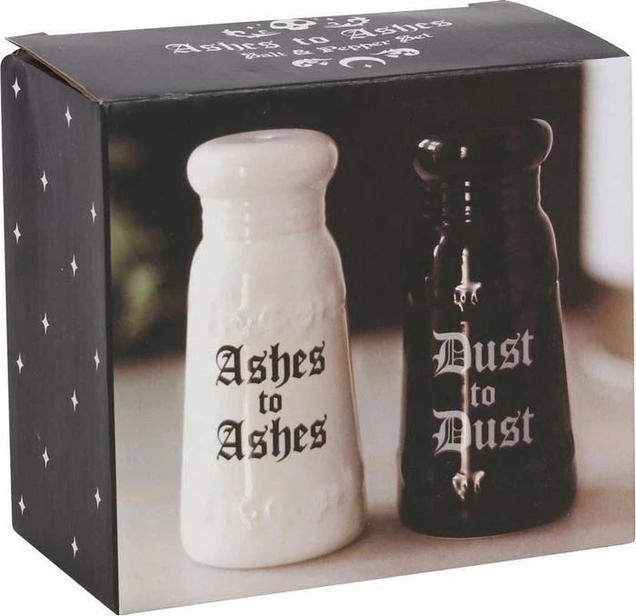Discount ๐ฅ GOTHIC GIFTS Gothic Homewares Ashes To Ashes | SALT AND PEPPER SET ๐ 6 Discount ๐ฅ GOTHIC GIFTS Gothic Homewares Ashes To Ashes | SALT AND PEPPER SET ๐ - Image 4