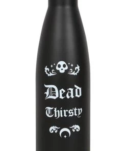 Flash Sale โญ GOTHIC GIFTS Gothic Homewares Dead Thirsty | METAL WATER BOTTLE โจ