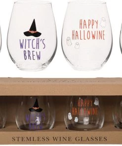 Budget 😉 GOTHIC GIFTS Ghosts ⌛ Halloween | STEMLESS WINE GLASS SET* ⌛ -Beserk Home Store gothic gifts halloween stemless wine glass set 1 927388bb e2af 49ad 8f31 04f558c7362d 700x700