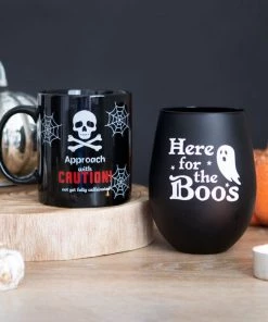 Cheap ✔️ GOTHIC GIFTS Ghosts Here For The Boos | STEMLESS GLASS 💯 -Beserk Home Store gothic gifts here for the boos stemless glass 5 e91e8243 328d 4390 915f 36b863f5953d 700x700