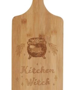 Coupon 🎁 GOTHIC GIFTS Witchcraft Kitchen Witch | WOODEN CHOPPING BOARD ✔️