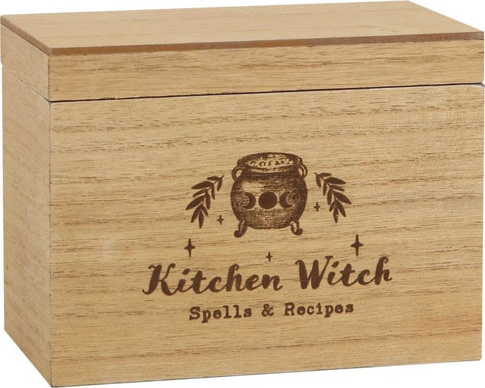 Cheap 🔥 GOTHIC GIFTS All Kitchen Witch | WOODEN RECIPE BOX` 🎉 6 Cheap 🔥 GOTHIC GIFTS All Kitchen Witch | WOODEN RECIPE BOX` 🎉 - Image 4