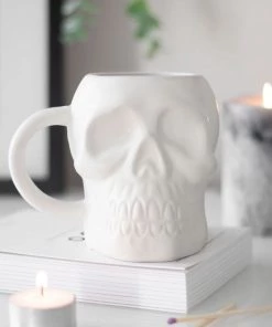 Flash Sale ✨ GOTHIC GIFTS Gothic Homewares Matte White | SKULL MUG 👍 -Beserk Home Store gothic gifts matte white skull mug 5 c63ea427 3e08 41aa a31a 14aea63737b8 700x700