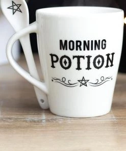 Cheapest โ GOTHIC GIFTS Witchcraft Morning Potion | MUG & SPOON SET โ