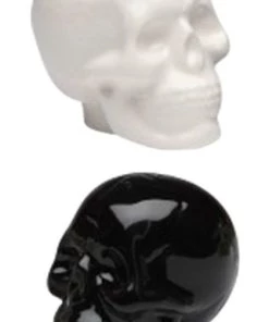 Best deal ⌛ GOTHIC GIFTS Gothic Homewares Skulls [Black And White] | SALT AND PEPPER SHAKER SET ✔️