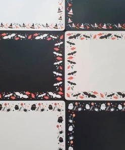 Brand new 🥰 HELLS BLANKETS Bats Hallows Harvest | PLACEMAT SET 💯 -Beserk Home Store hells blankets hallows harvest placemats 06 64e4d522 b700 462b 9f6d 9484a1e7377d 700x700