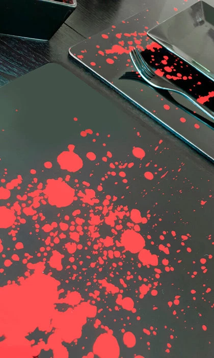 Buy ✨ HELLS BLANKETS Gothic Homewares High Tea Horrors | PLACEMAT SET ❤️ 7 Buy ✨ HELLS BLANKETS Gothic Homewares High Tea Horrors | PLACEMAT SET ❤️ - Image 5