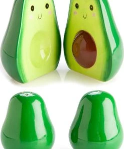 Wholesale ⭐ HOMEWARES Kawaii Avocado | SALT & PEPPER SET 🛒