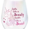Best reviews of ⭐ HOMEWARES Beauty & The Beast Beauty And Beast [Aurora] | STEMLESS WINE GLASS 🤩 -Beserk Home Store homewares beauty and beast aurora stemless wine glass 1 700x700