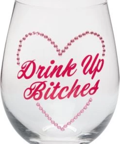 Outlet โค๏ธ HOMEWARES All Drink Up B*tches Stemless | WINE GLASS ๐