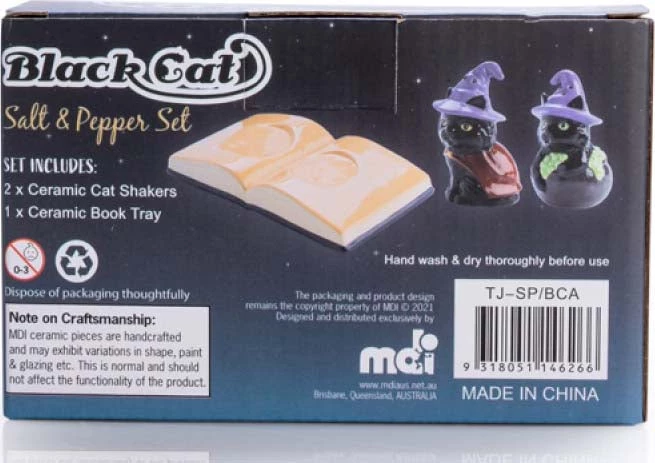 Flash Sale 💯 HOMEWARES Black Cats | SALT & PEPPER SET 🌟 6 Flash Sale 💯 HOMEWARES Black Cats | SALT & PEPPER SET 🌟 - Image 4