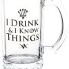 Best deal ⭐ HOMEWARES All I Drink & I Know Things | BEER STEIN 👍 -Beserk Home Store homewares i drink i know things beer stein 1 8fd0c9c2 a46c 47e5 8c3d c0885bce82b3 700x700