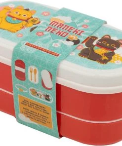 Buy 🥰 HOMEWARES Cats Maneki Neko Lucky Cat | BENTO LUNCH BOX [with Fork & Spoon] 🎁 -Beserk Home Store homewares maneki neko lucky cat bento lunch box with fork spoon 9 0b043eaf 34be 48b5 ac6a 4302769bc77a 700x700