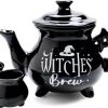 Brand new 🌟 HOMEWARES Gothic Homewares Witches' Brew Cauldron | TEA SET 🥰 1 Brand new 🌟 HOMEWARES Gothic Homewares Witches' Brew Cauldron | TEA SET 🥰 -Beserk Home Store homewares witches brew cauldron tea set 1 700x700