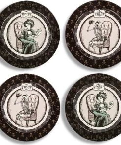 Flash Sale ๐งจ HOT CHOCOLATE Gothic Homewares Drug Store | PLATE SET ๐
