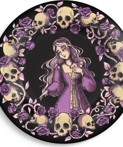 Cheap ⌛ HOT CHOCOLATE Gothic Homewares Romeo And Juliet | PLATE SET 🥰 -Beserk Home Store hot chocolate romeo and juliet plate 2 3e557254 eef5 4b93 8f1a 0d4379260c9f 700x700