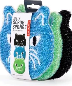 Best Pirce 🥰 KIKKERLAND Cats Kitty | SCRUB SPONGE SET ⌛ -Beserk Home Store kikkerland cat sponges set 6 08bbf69c c122 48d9 ac62 95d76bf75dda 700x700