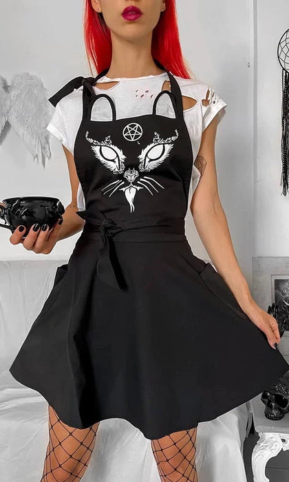 Budget 🌟 KILLSTAR Cats Devil Cat | KITCHEN APRON 🤩 3 Budget 🌟 KILLSTAR Cats Devil Cat | KITCHEN APRON 🤩