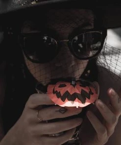 Best Pirce 🎉 LIVELY GHOSTS Halloween Haunted Spirits Pumpkin | COCKTAIL UMBRELLA [15 Pack] 🔔