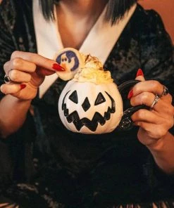 Budget 👏 LIVELY GHOSTS Gothic Homewares Haunted Hallows [White Pumpkin] | MUG [LIMITED] 🧨 -Beserk Home Store lively ghosts white pumpkin haunted hallows mug 14 e68a147b 3c91 456e a2f5 bb9081b6639a 700x700