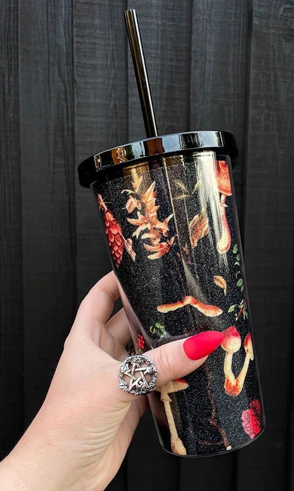 Brand new โ MYSTICUM LUNA Gothic Homewares Green Witch Mushroom | TUMBLER ๐ 4 Brand new โ MYSTICUM LUNA Gothic Homewares Green Witch Mushroom | TUMBLER ๐ - Image 2