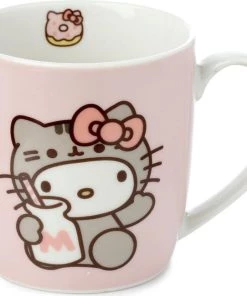 Promo 😍 Cats Hello Kitty & Pusheen | PORCELAIN MUGS [Set Of 2] 😍 -Beserk Home Store pusheen hello kitty pusheen porcelain mugs set of 2 5 668b1f03 7196 49be 8513 3483ce20048a 700x700