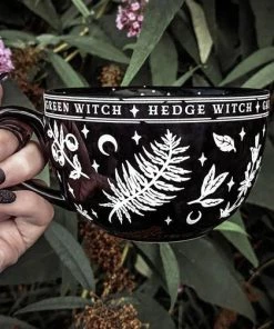 Best Pirce ✔️ ROGUE AND WOLF Gothic Homewares Green Witch | MUG" ✔️ -Beserk Home Store rogue and wolf green witch mug 12 a583fa4e 5d23 492d a7fe 40e75cb5568f 700x700