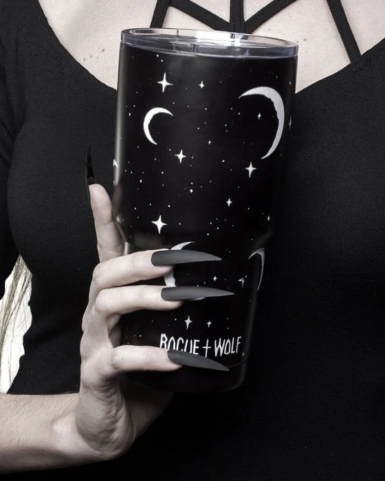 Cheap π ROGUE AND WOLF The Moon Moonlight | INSULATED TUMBLER" π 7 Cheap π ROGUE AND WOLF The Moon Moonlight | INSULATED TUMBLER" π - Image 5
