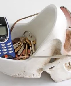 Flash Sale 👍 SUCK UK Gothic Homewares Skull | BOWL [WHITE] 🔔 -Beserk Home Store skull white tidy 3 700x700