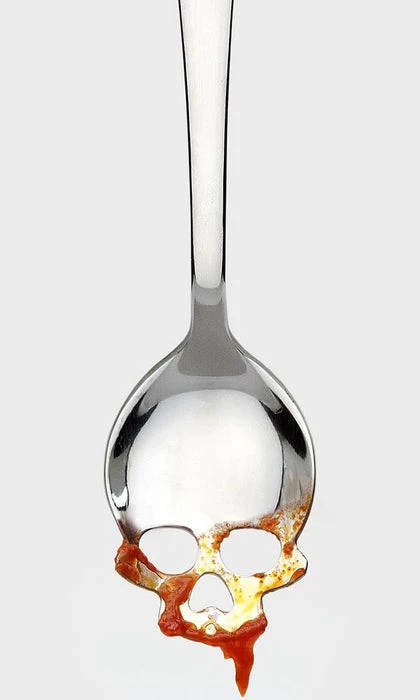 Promo ⭐ SUCK UK Gothic Homewares Skull | SERVING SPOON ❤️ 4 Promo ⭐ SUCK UK Gothic Homewares Skull | SERVING SPOON ❤️ - Image 2