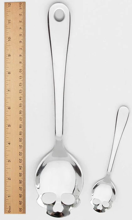 Promo ⭐ SUCK UK Gothic Homewares Skull | SERVING SPOON ❤️ 9 Promo ⭐ SUCK UK Gothic Homewares Skull | SERVING SPOON ❤️ - Image 7