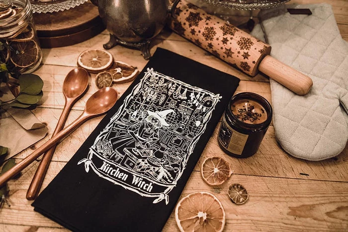 Best deal π― THE PRETTY CULT Gothic Homewares Kitchen Witch | DISH TOWEL π 5 Best deal π― THE PRETTY CULT Gothic Homewares Kitchen Witch | DISH TOWEL π - Image 3