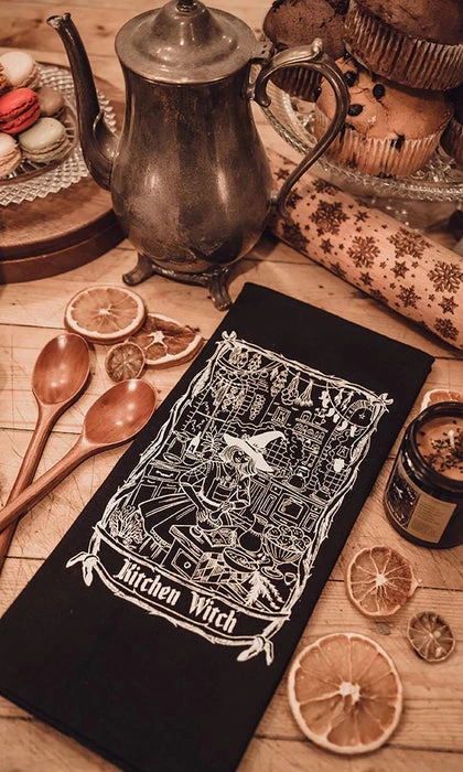 Best deal π― THE PRETTY CULT Gothic Homewares Kitchen Witch | DISH TOWEL π 6 Best deal π― THE PRETTY CULT Gothic Homewares Kitchen Witch | DISH TOWEL π - Image 4